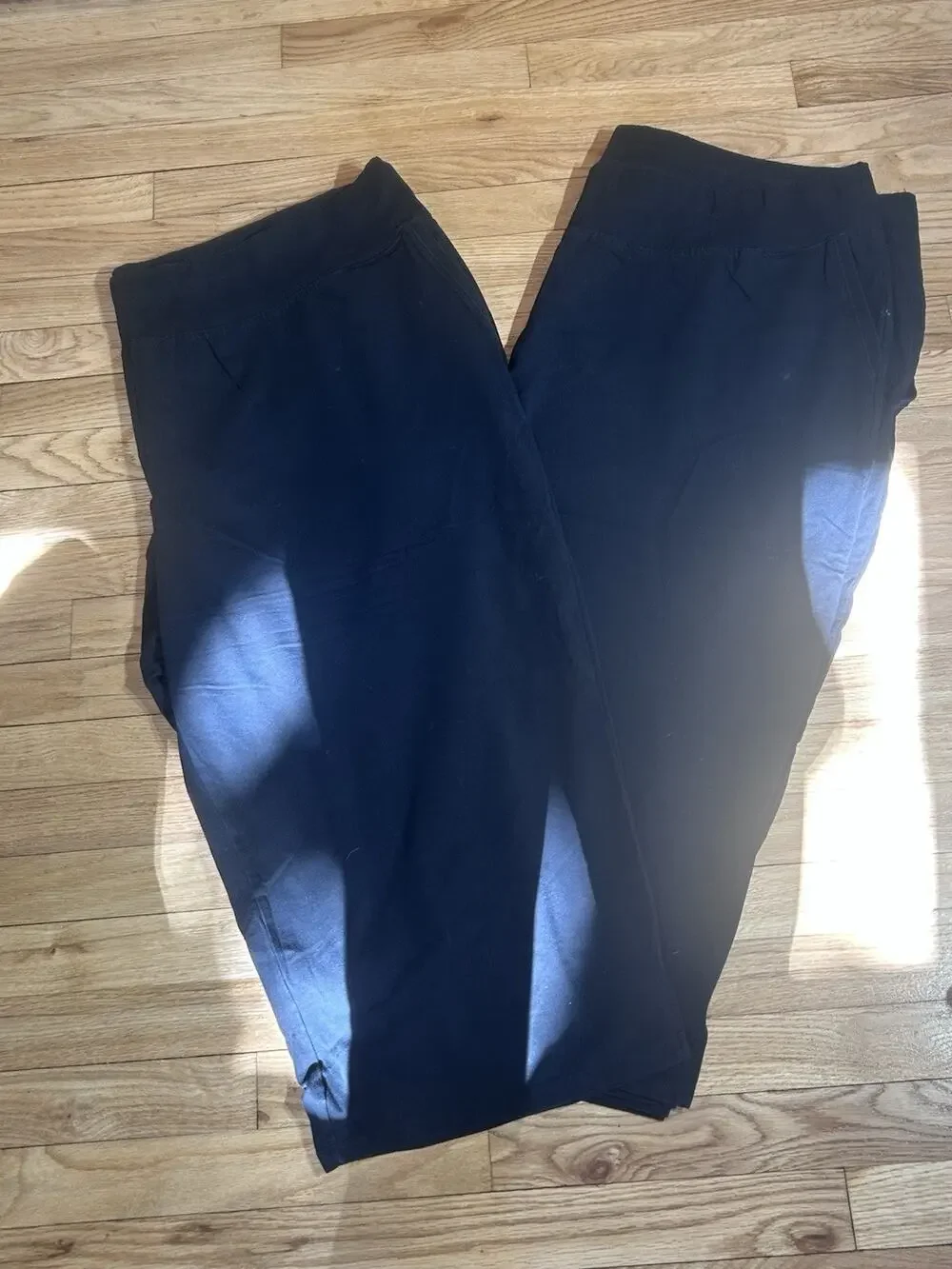 Lot Of Two Catherine Women Black Capris Sz 30
